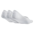 thumbnail image 2 of Nike Everyday Lightweight Footie Training Socks, Nike Socks Women, White/Black 3 Pair, S, 2 of 2