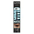 thumbnail image 2 of NYX PROFESSIONAL MAKEUP, Vivid Matte, Traceur liquide, Résiste au transfert, Pointe super fine, Fini mat - NOIR, 2 of 5