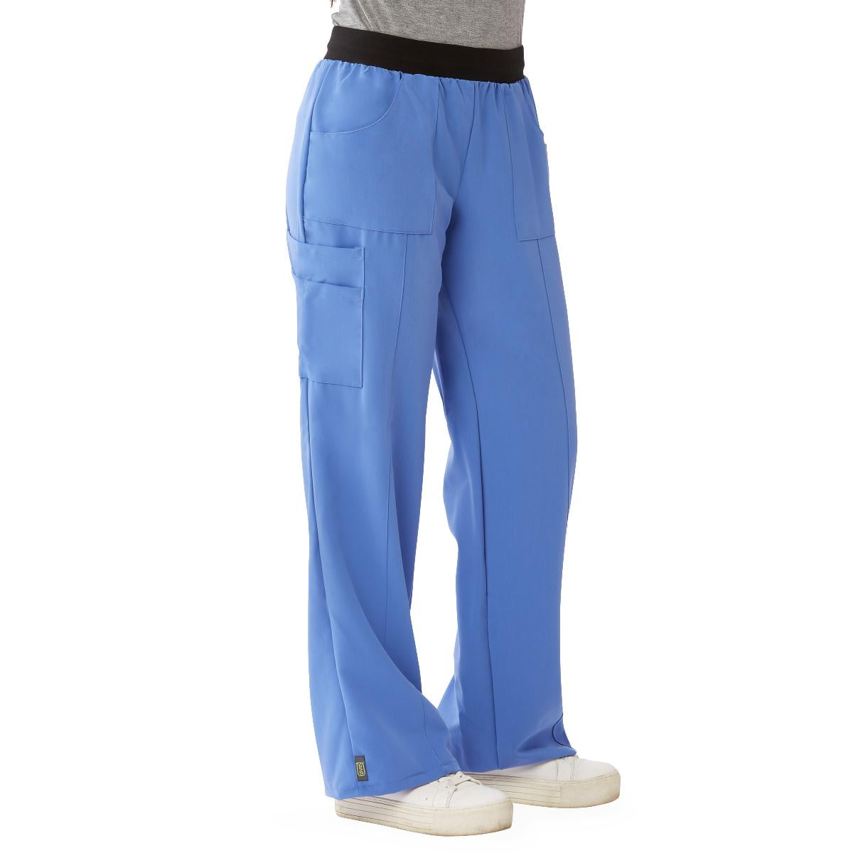 Stretch Wide Waistband Scrub Pant 