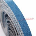 thumbnail image 5 of SagaSave 10Pcs Multi-Surface Sanding Belts Sandpaper Grits 40-120 Green Silicon Carbide, 5 of 6