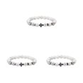 thumbnail image 2 of maskred Gifts Unisex Bracelets With Exquisite Beads For Thoughtful Presents Exquisite Imported white pine 3Set, 2 of 6
