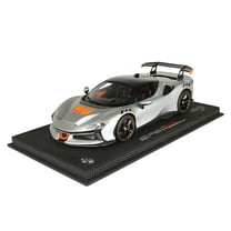 Ferrari SF90 XX Stradale Bianco Artico/Artic White with Black Top with DISPLAY CASE Ltd Ed to 320 pieces 1/18 Model Car by BBR