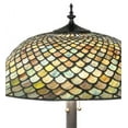 thumbnail image 6 of Meyda Tiffany 230384 Fishscale 3 Light 62" Tall Buffet Floor Lamp - MultiColor, 6 of 6