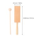 thumbnail image 2 of SEWCHICS Khaki Wood Percussion Block 1 Set for Childrens Rhythm Training, 2 of 7