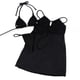 thumbnail image 2 of Women's Swimsuit Black Sexy Backless Bikini Three Piece Summer Bathing Suit, 2 of 2
