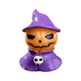 thumbnail image 2 of olkpmnmk Resin Mini Pumpkin‑Head Wizard Figurine with Purple Hat & Cape,Mini Halloween Figurines for Dollhouse DIY Scene Craft Accessories,Halloween Village Accessories for Home Party Holiday Decor, 2 of 4