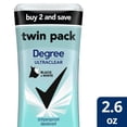 thumbnail image 2 of 2X - Degree UltraClear Antiperspirant Deodorant - Black+White, 2.6 oz 2 pk, 2 of 4