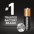 thumbnail image 6 of Duracell Coppertop AAA Battery, Long Lasting Double A Batteries SIOC, 28 Pack, 6 of 10