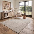 thumbnail image 3 of KUETH 5x7 Soft Oriental Vintage Rug for Living Room, Machine Washable Low Pile Non Slip Backing Area Rug, OCHRE BLOOM Rug for Bedroom Dining, 3 of 5