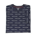 thumbnail image 3 of Tommy Hilfiger Men's Modern Essentials Crew Neck T-shirt, Dark Navy \ White Print,XL - US, 3 of 4