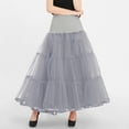 thumbnail image 7 of Women's Floor Length Petticoat Wedding Slips Crinoline Underskirt for Prom Evening Wedding Dress, 7 of 7