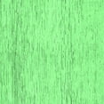 thumbnail image 1 of Ahgly Company Indoor Square Abstract Emerald Green Modern Area Rugs, 8' Square, 1 of 4