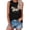 Black, variant on Tank Tops for Women Cute Daisy Graphic Loose Fit Crewneck Sleeveless Shirt Summer Casual Tanks