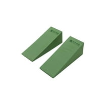 2x Yoga Foam Wedge Yoga Wedge Blocks Heel Elevated Wrist Back Support Calf Stretch Slant Board Squat Wedge Block for Home Gym