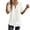 White, variant on WHEANG Flowy Tops for Women Solid V Neck Button Short Sleeve Linen Tops for Women Casual Loose Fit Lightweight Blouse Daily Wear Clothing Trendy Summer Tops for Women White M