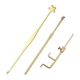 thumbnail image 2 of Violin Sound Post Tools Luthier Adjusting Tools Kit Including Gauge Measurer / Retriever Clip / Setter Brass Material Gold, 2 of 7