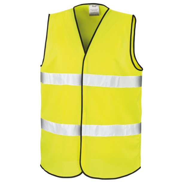 Result - Chaleco de Seguridad Alta Visibilidad Motorist para Adultos Unisex (Amarillo fluorescente)