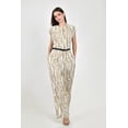 thumbnail image 5 of Jumpsuit estampado con cinto Roman Fashion /Juvenil, 6022 (Beige) beige M, 5 of 5