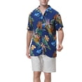 thumbnail image 3 of Damipow Hawaiian Shirts for Men Short Sleeve Aloha Beach Shirt Floral Summer Casual Button Down Shirts(S-2XL), 3 of 6