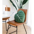 thumbnail image 3 of Philodendron Gloriosum Moody Green Leaf Throw Pillow Almohada decorativa para cama con flores y suculentas, ideal para amantes de las plantas, pulgar verde, amigos y familiares, decoración decorativa, 3 of 5