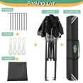thumbnail image 6 of COBIZI Canopy Tent 6.6’x6.6’ Folding Outdoor Pop Up Heavy Duty Canopy for Beach Camping-Black, 6 of 9