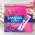 Tampax Radiant Tampons with LeakGuard Braid, Regular Absorbency, 14