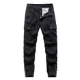 thumbnail image 2 of FRSASU Pantalon Cargo d'Extérieur pour Homme, Pantalon Tactique Léger, Jogger de Randonnée, Coupe Classique avec Multiples Poches, Noir, 2 of 5