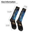 thumbnail image 2 of Hirioo Wolf Head And Dreamcatcher for Adult Stockings Breathable Sock Non-Pilling,Contrasting Color Design, 2 of 6