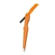 thumbnail image 5 of Pinzas para cejas Cepillo para cejas Pinzas de punta plana para recortar cejas Resistente al óxido para Naranja, 5 of 9