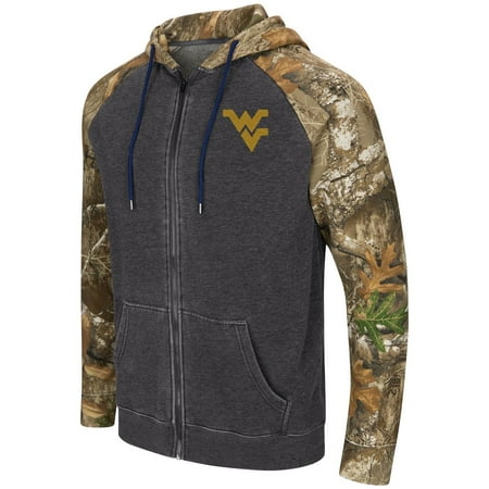 - West Virginia Mountaineers Men's Camo Full Zip Realtree Hoodie