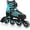 Teal, variant on SubSun Inline Skates for Adults Men Women Adjustable Aggressive Durable Roller Blades with Giant Wheels Blue S