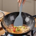thumbnail image 4 of To encounter 5 Pieces Silicone Spatula Set, Non-Stick Silicone Turner Spatulas, Heat Resistance Cooking Utensils, Flip Turner for Fish, Egg, Pancake,Dishwasher Safe, Light Grey, 4 of 11