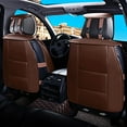 thumbnail image 3 of Tuqiang Car Seat Covers Full Set Leather for Acura for Legend 1985-1995 Water Resistant Front Rear Cushion Protector Coffee, 3 of 7
