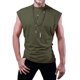 thumbnail image 3 of Camiseta sin mangas con estilo, camiseta sin mangas lavable de Color sólido que no se decolora, traje de verano para hombres, camisa para hombres, uso diario, 3 of 5