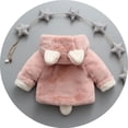 thumbnail image 4 of Baby Boys Girls Fleece Jacket for Kids Fall Winter Coat Botton Girls Sweatshirt Warm Clothes 0-4 Years Pink 4-5 Years, 4 of 7