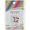 Zooni Stitch Markers W/Colored Beads 7/Pkg-Amaryllis