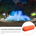 thumbnail image 2 of TOYMYTOY 2Pcs Water Resistant Cord Cover Orange Extends Electrical Connection with Sealing Box, 2 of 7