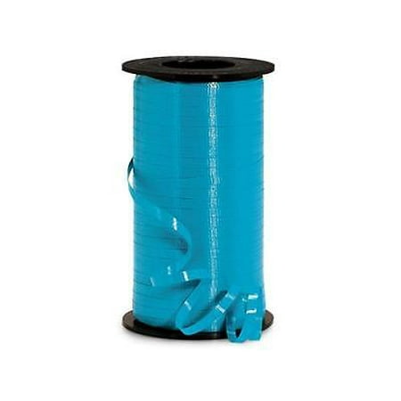 - 6 Unit Caribbean Blue Curling Ribbon 3/16