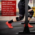 thumbnail image 3 of Dark Iron Fitness Knee Compression Sleeves for Weightlifting with Padded Support, 3 of 4