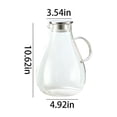 thumbnail image 3 of Glass Pitcher With Lid Glass Water Pitcher Hot/Cold Water Jug Juice And Iced Tea Beverage Carafe With Lid, 3800ml Glass Water Jug, Large Capacity Iced Tea Pitcher, Beverage Serving Carafe, 3 of 9