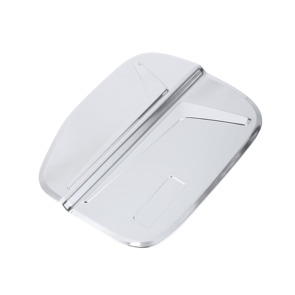 Fuel Tank Door Cap for Honda Accord 2023-2025 Fuel Filler Flap Cover Adhesive Type Chrome Silver Tone ABS