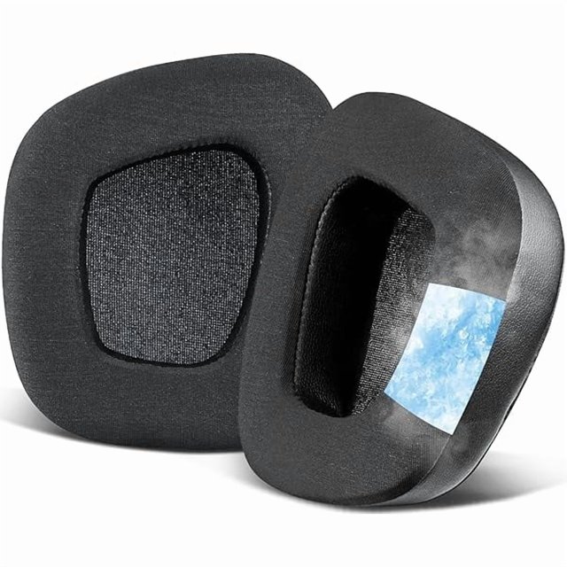 wonima11 SOULWIT Cooling-Gel Replacement Earpads for Corsair Void/Void v2/Void Pro/Void Elite/Surround Wired & Wireless RGB USB Gaming Headsets, Ear Pads Cushions with Ice Silk Fabric - Black