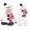 White, variant on Lilgiuy Unisex Baby Fleece Snowsuit Jumpsuit Christmas Snowman Modelling Hooded Romper Scarf Sets Winter Coat Outwear for 3-24 Months