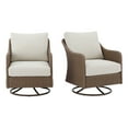 thumbnail image 3 of Mainstays Chelsea 2 Pieces Outdoor Patio Swivel Rocker with Beige Cushions, 3 of 7