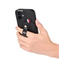 thumbnail image 5 of Dteck Card Slot Cover for iPhone 14 2022 Release, Durable PU Leather Surface Rugged PC Shell Strap Kickstand Drop Resistant Shockproof Luxury Fashion Case for iPhone 14 Black, 5 of 18