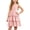 Pink, variant on FAIWAD Girls Sleeveless Tiered Dress Spaghetti Strap Ruched Layered Ruffle Summer Dresses Cute Flowy Princess Dress