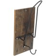 thumbnail image 1 of BRIGHTFUFU Brown Motorcycle Clothing Hanger Wood Storage Rack for Garage 1Set, 1 of 7