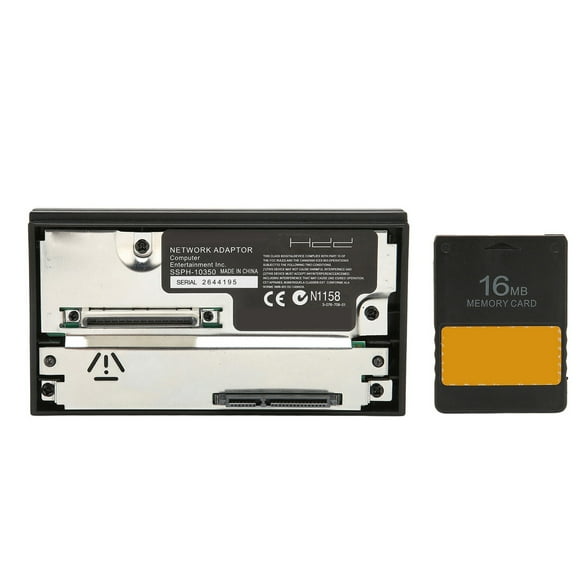 SHAR For PS 2 Network Adapter Set SATA Interface HDD Adapter and FMCB Version 1.966 Memory Card 16 MB Free McBoot