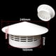 thumbnail image 4 of Rejilla de ventilación de techo de PVC de 75/110/160/200 mm, cubierta de ventilación de conducto redondo, tapa de ventilación resistente a la intemperie, 4 of 5