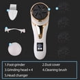 thumbnail image 1 of HLONK Electric Callus Remover for Feet with Dander Vacuum Cleaner  Rechargeable Foot Pedicure Tool with LCD Display  9 Grinding Heads  Plastic Foot File Care Kit for Dead Skin Removal zzz, 1 of 7